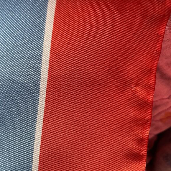 Vintage The 21 Club Scarf Red Blue 100% Silk Made In Japan Jockeys Matchbooks - Picture 7 of 16